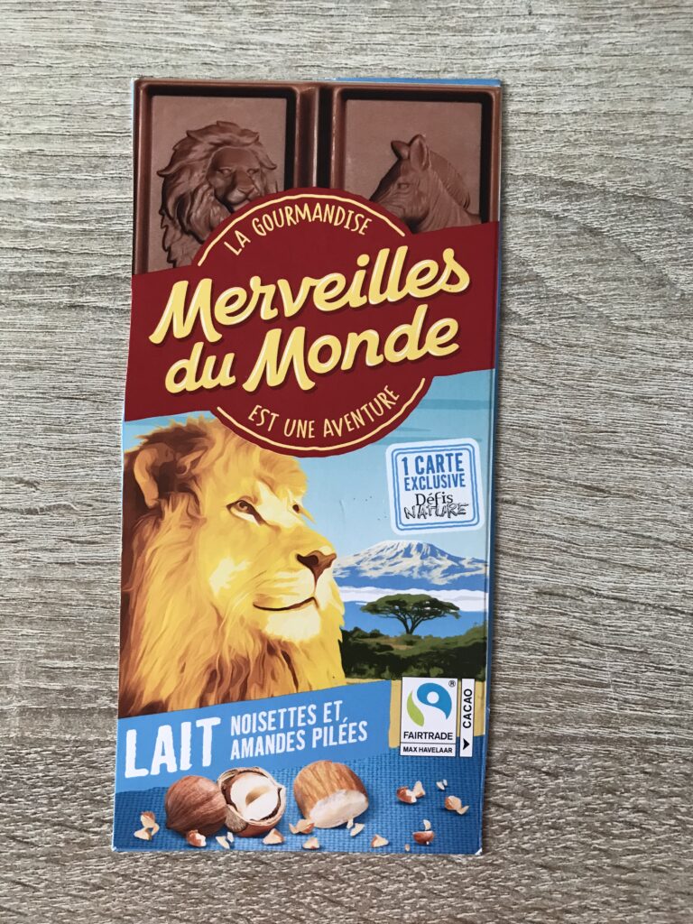 Dos de la carte