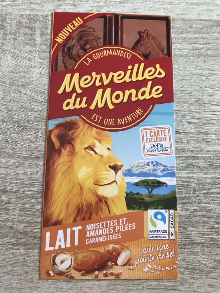 Dos de la carte