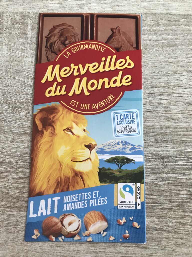 Dos de la carte