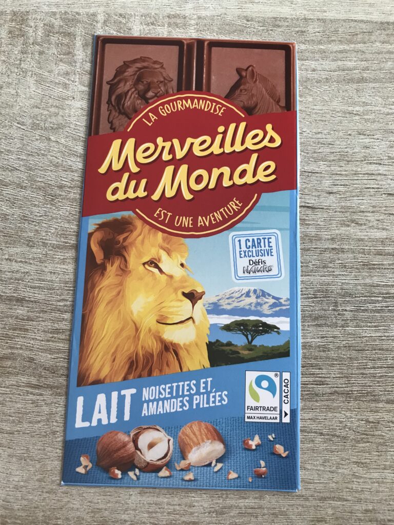 Dos de la carte
