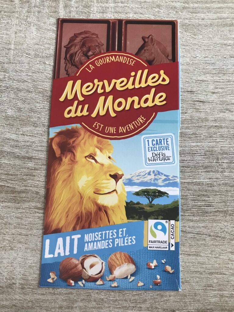 Dos de la carte