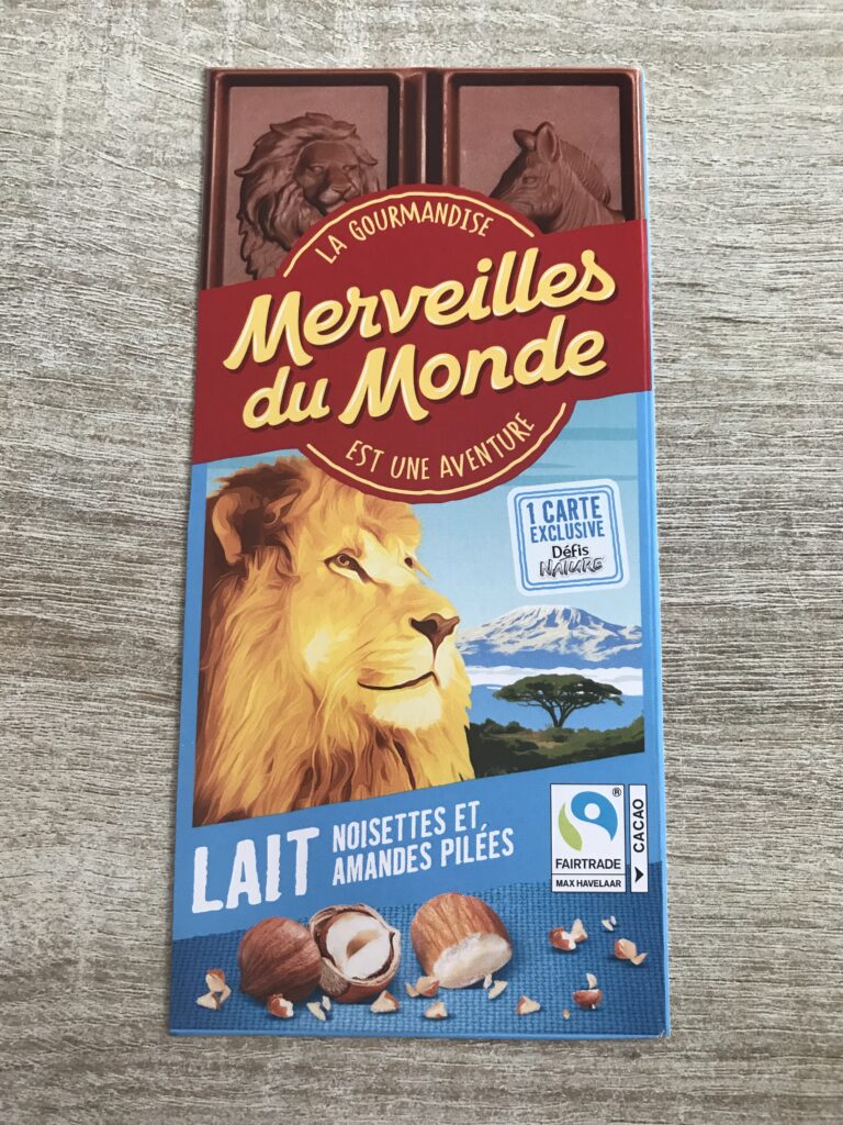 Dos de la carte