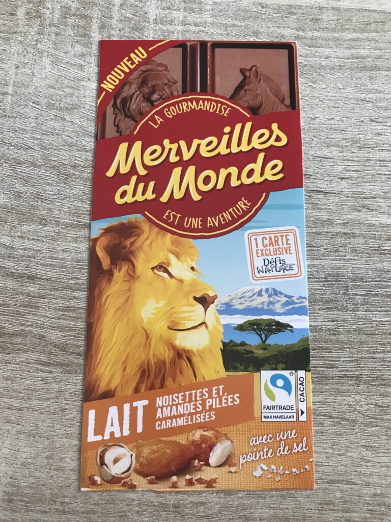 Dos de la carte