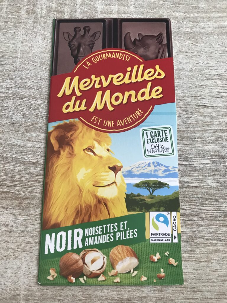 Dos de la carte