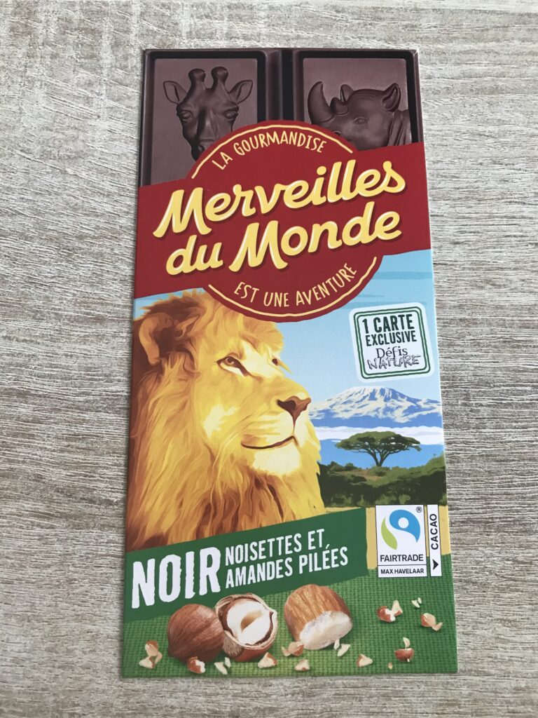 Dos de la carte