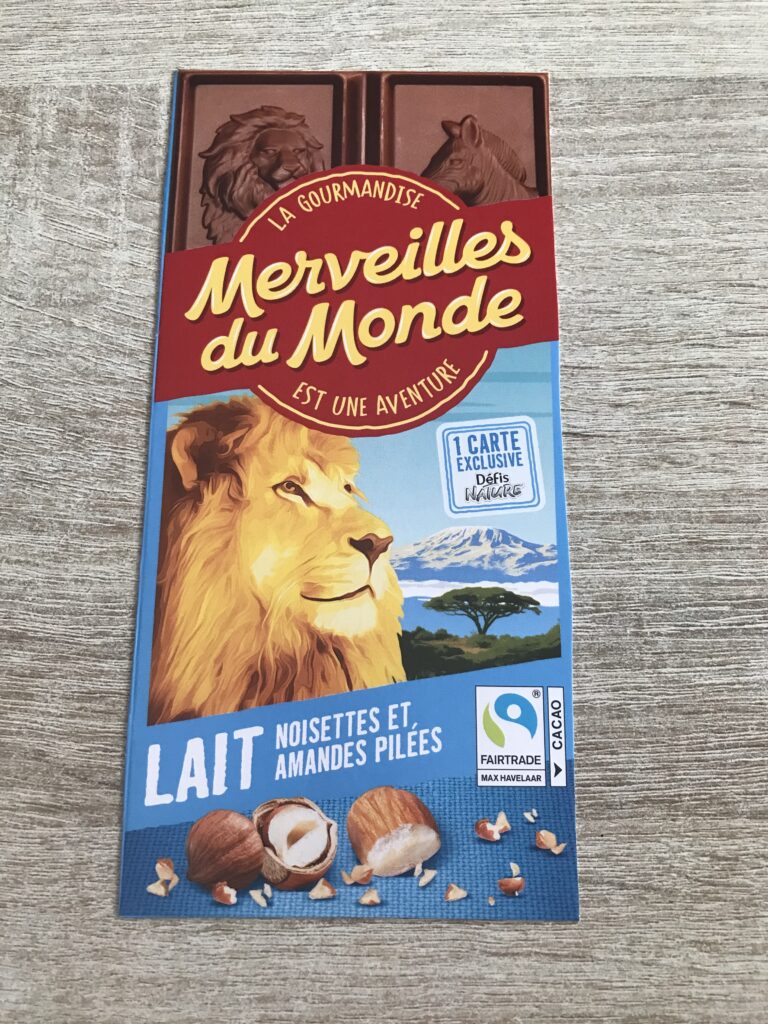 Dos de la carte