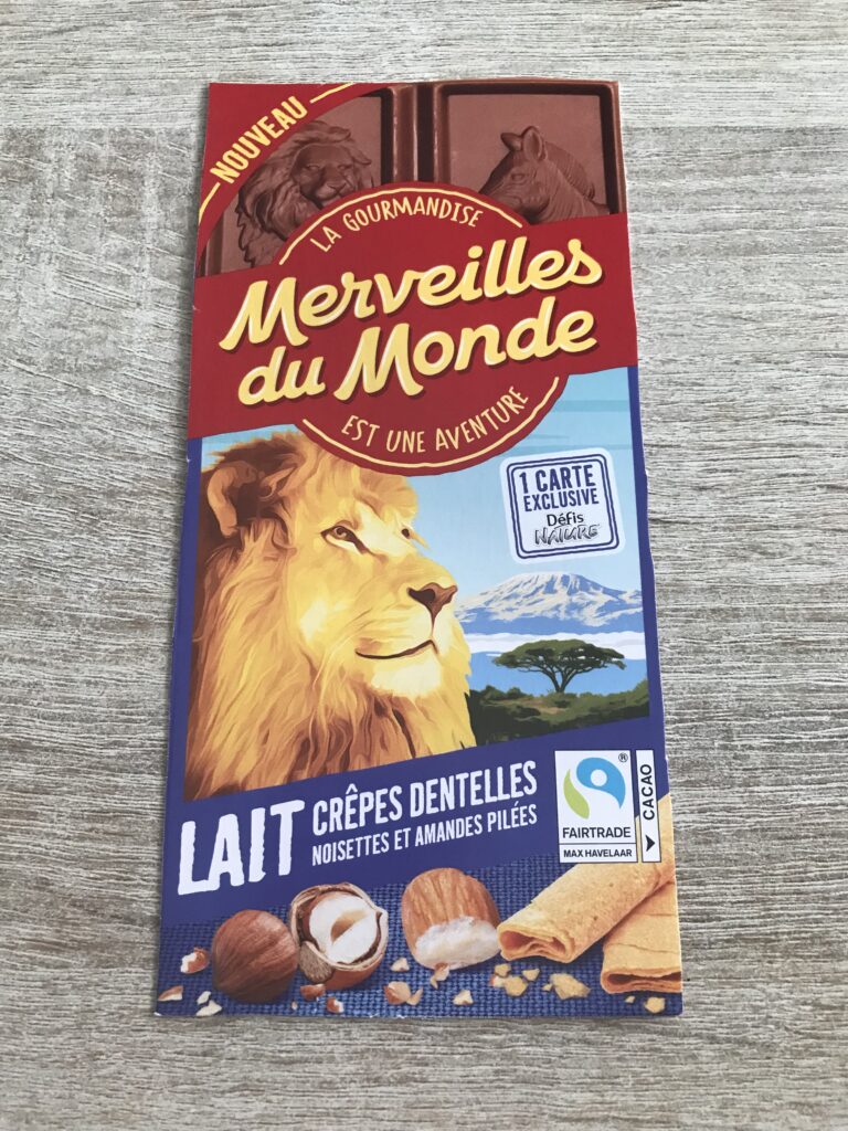 Dos de la carte