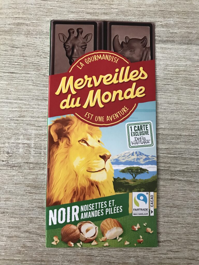 Dos de la carte