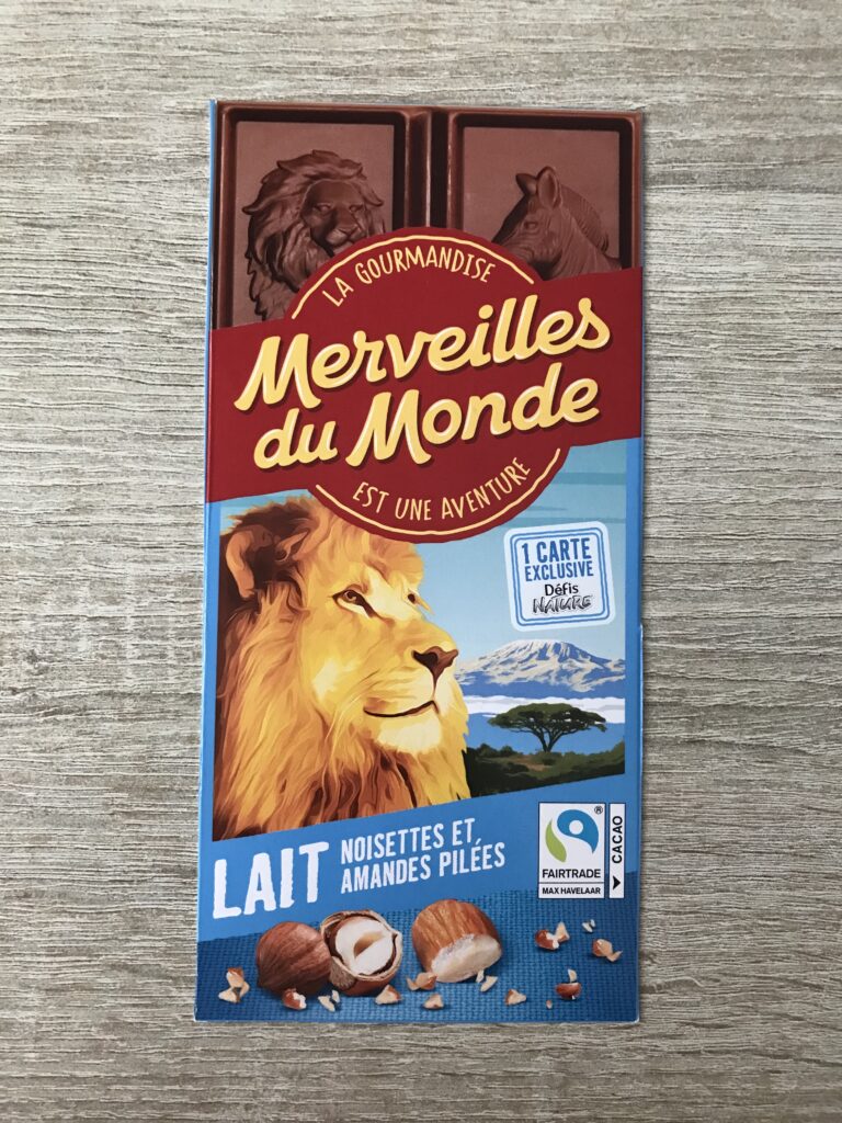 Dos de la carte
