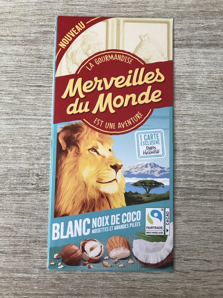 Dos de la carte