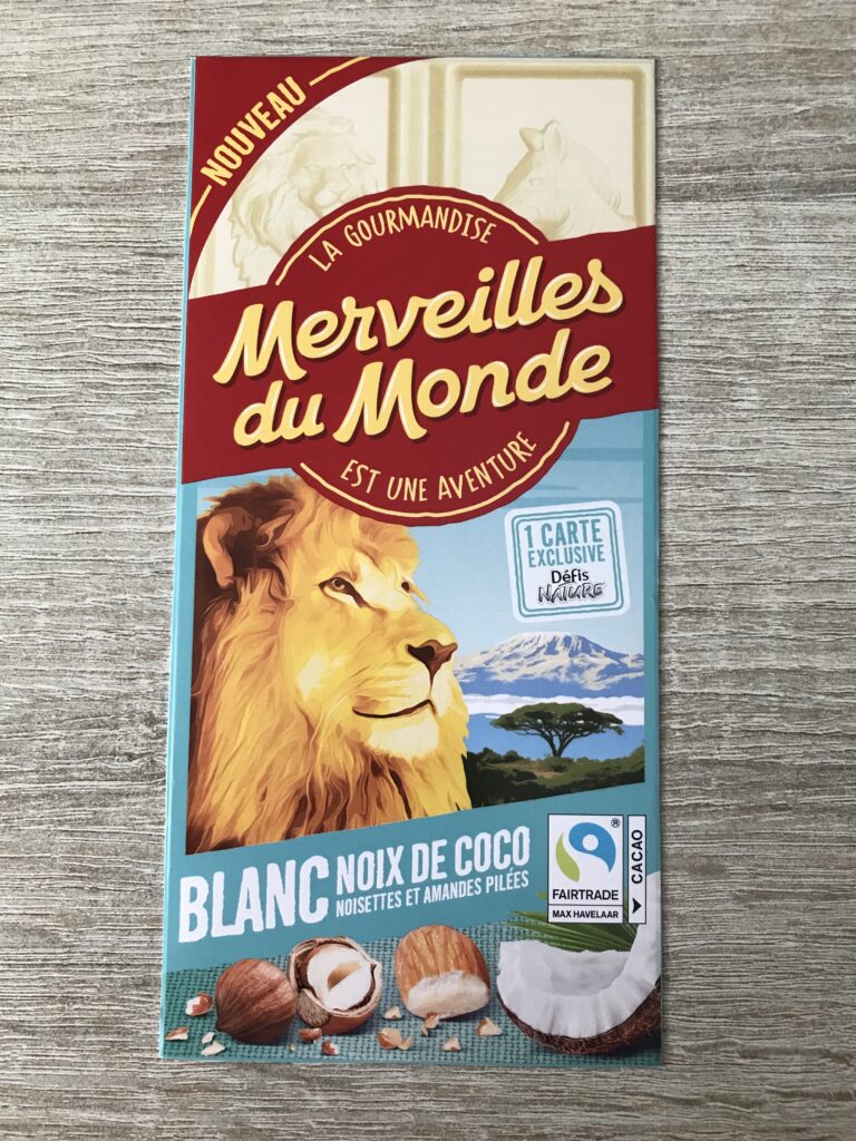 Dos de la carte