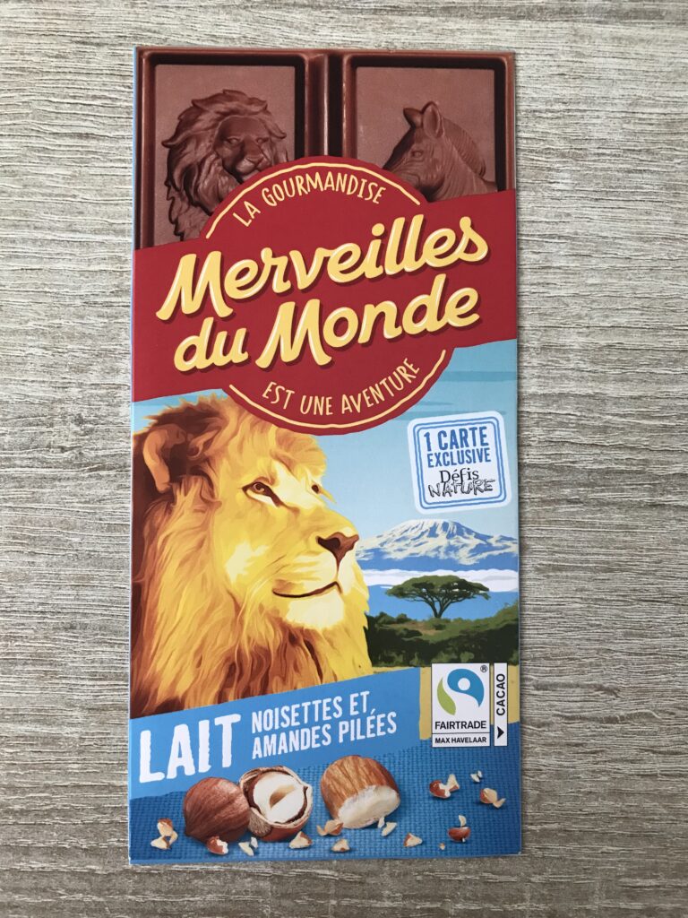 Dos de la carte