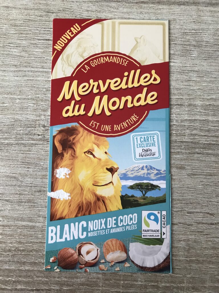 Dos de la carte