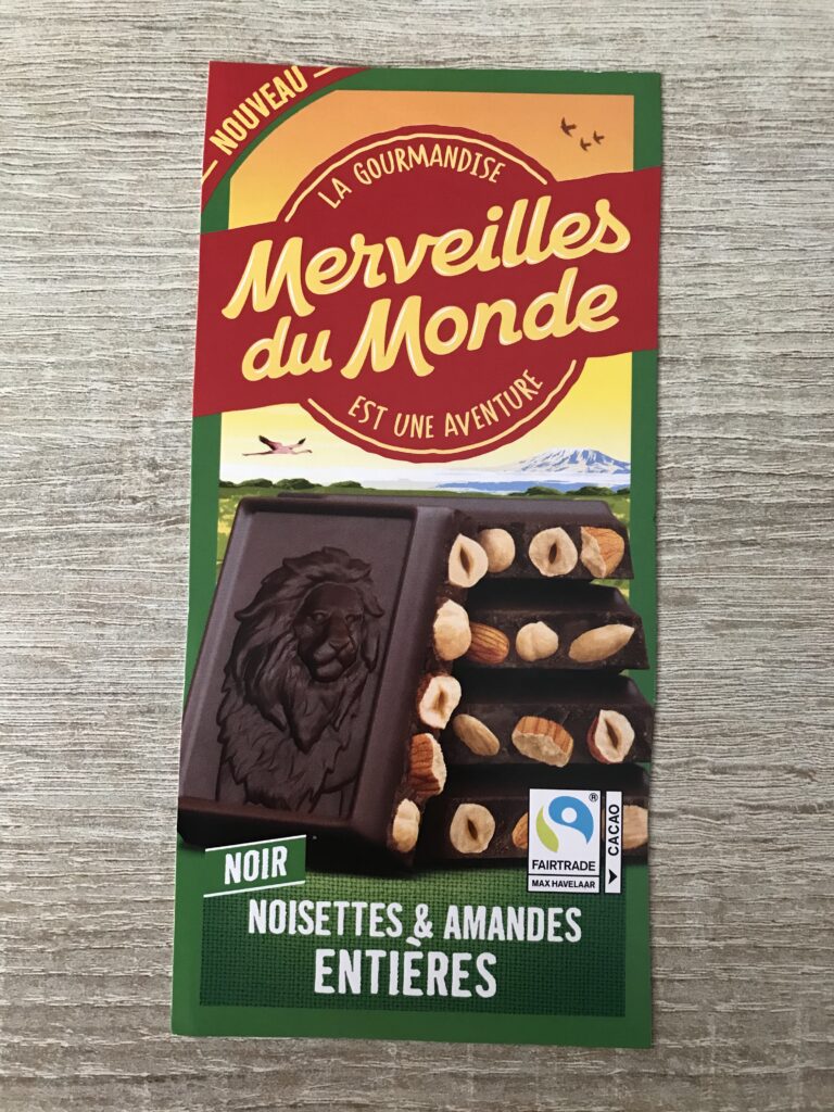 Dos de la carte
