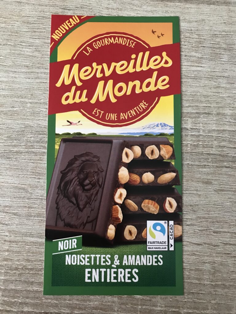 Dos de la carte