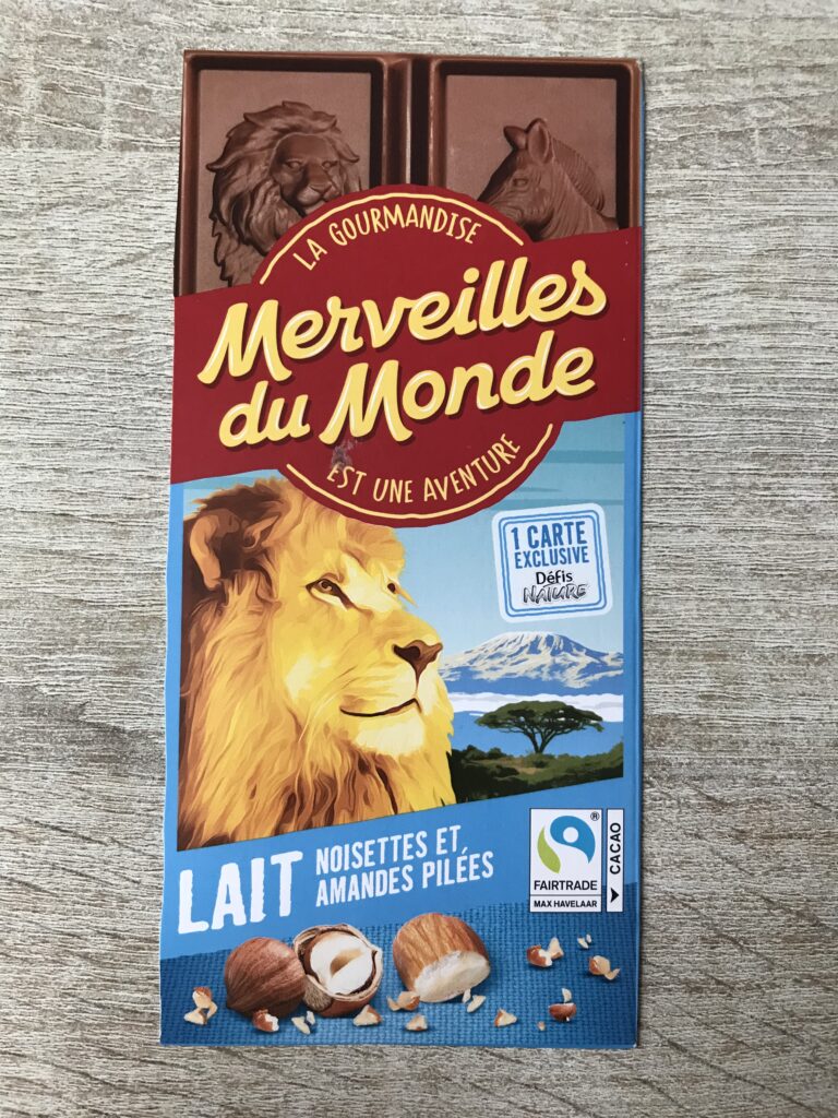 Dos de la carte