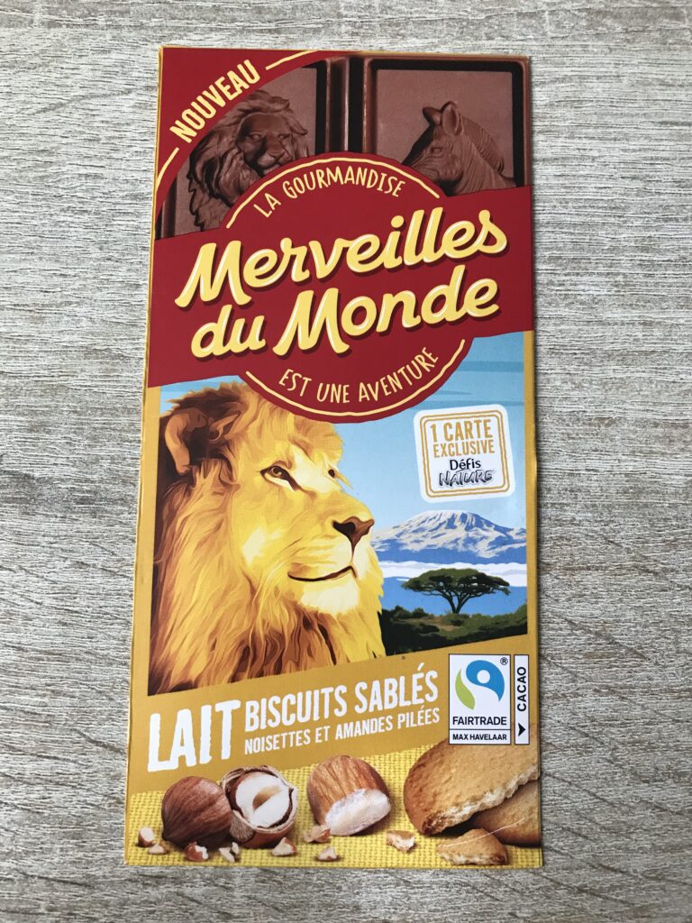 Dos de la carte