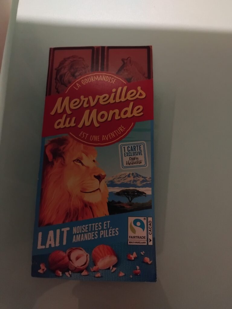 Dos de la carte