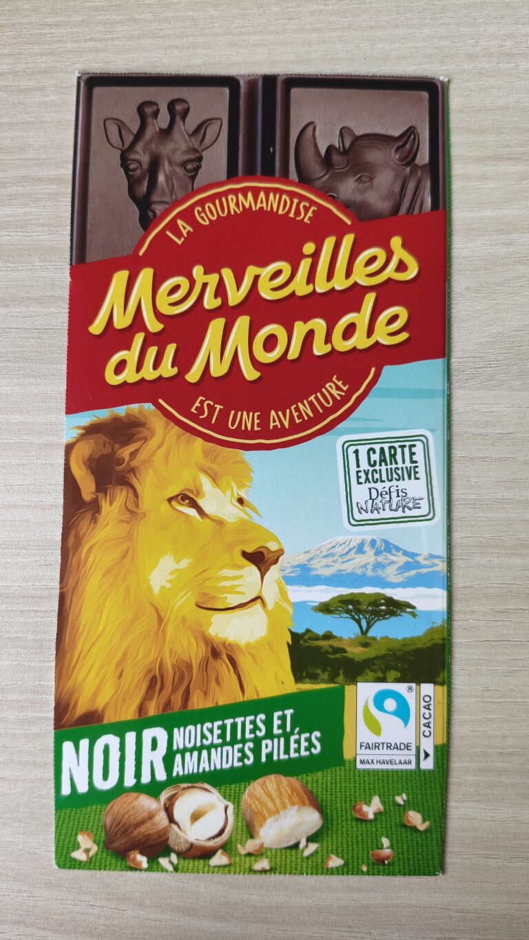 Dos de la carte