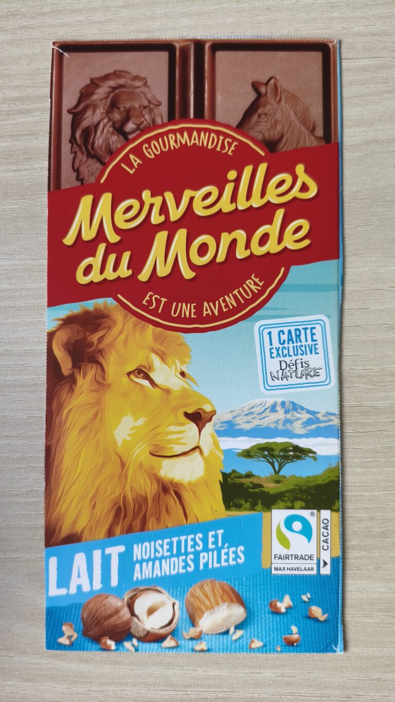 Dos de la carte