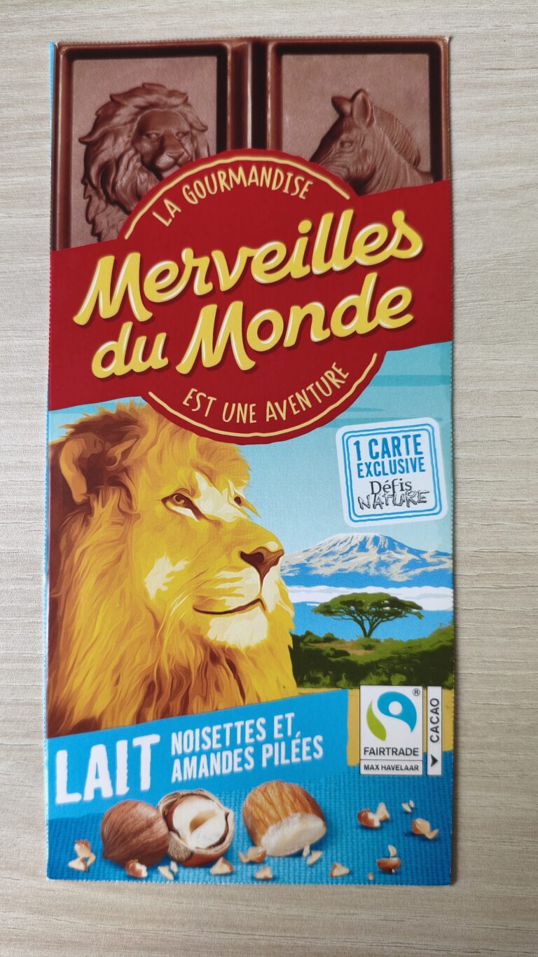 Dos de la carte