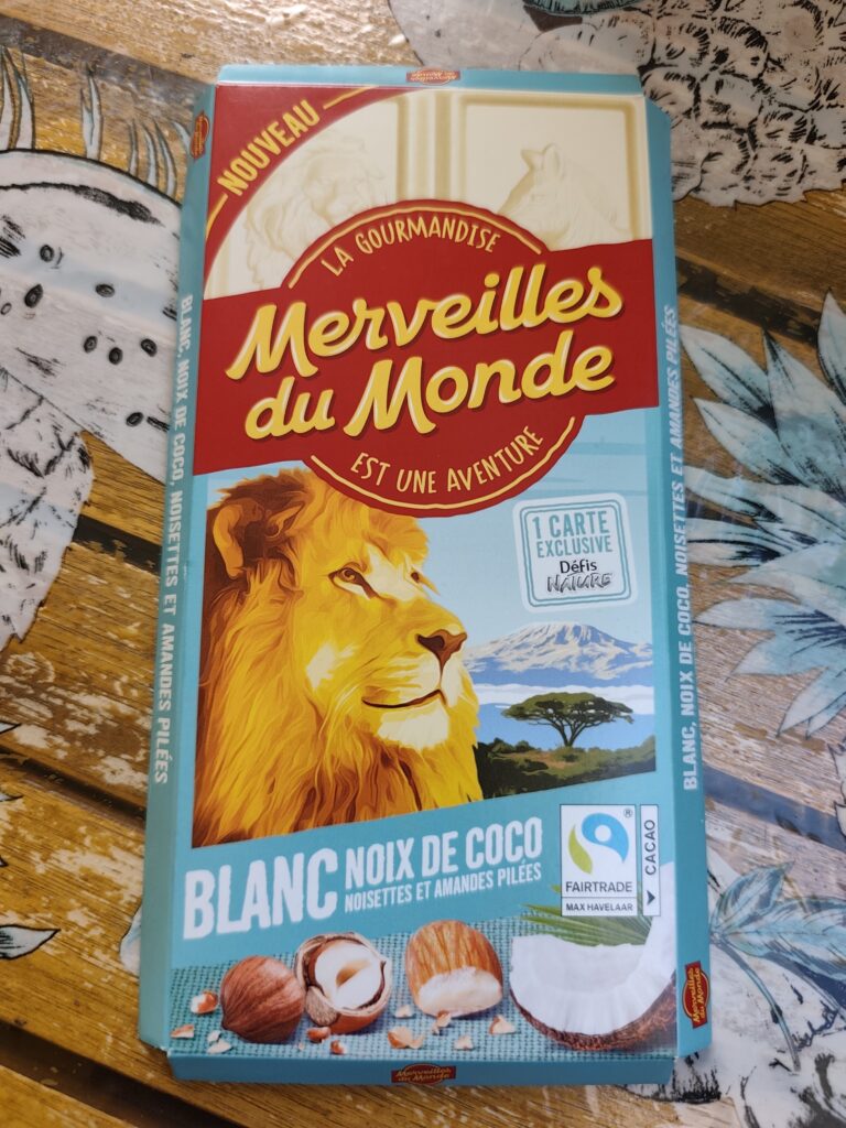 Dos de la carte