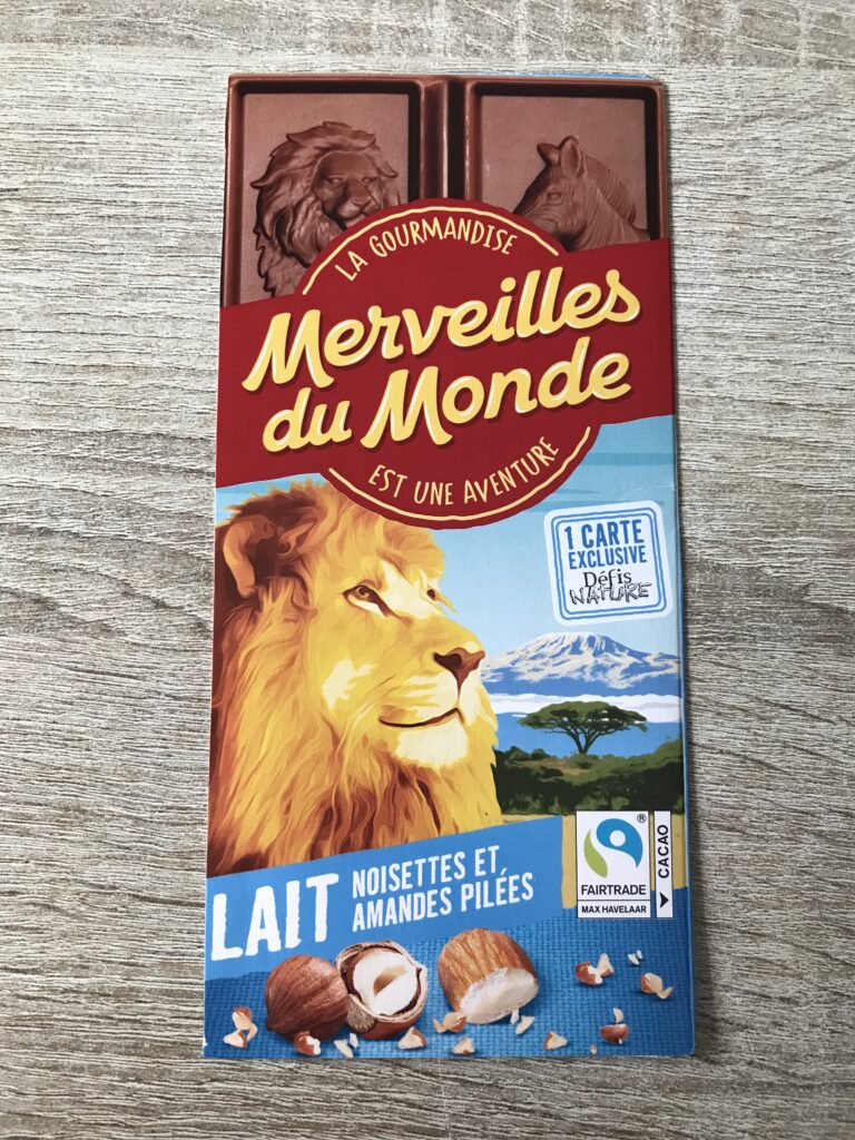Dos de la carte