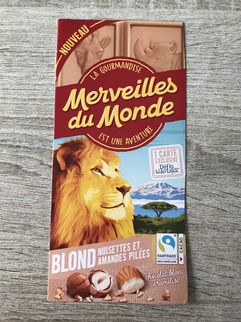 Dos de la carte