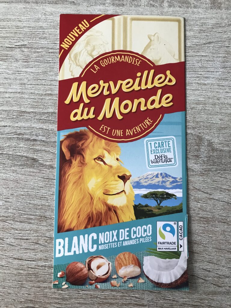 Dos de la carte