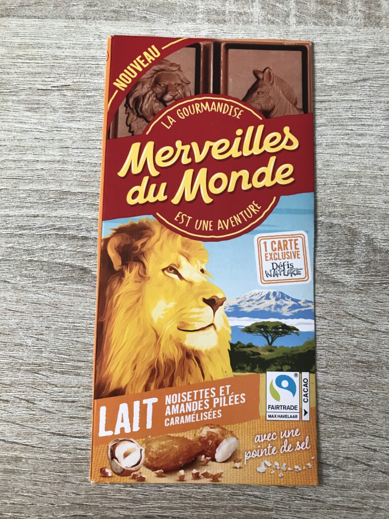 Dos de la carte