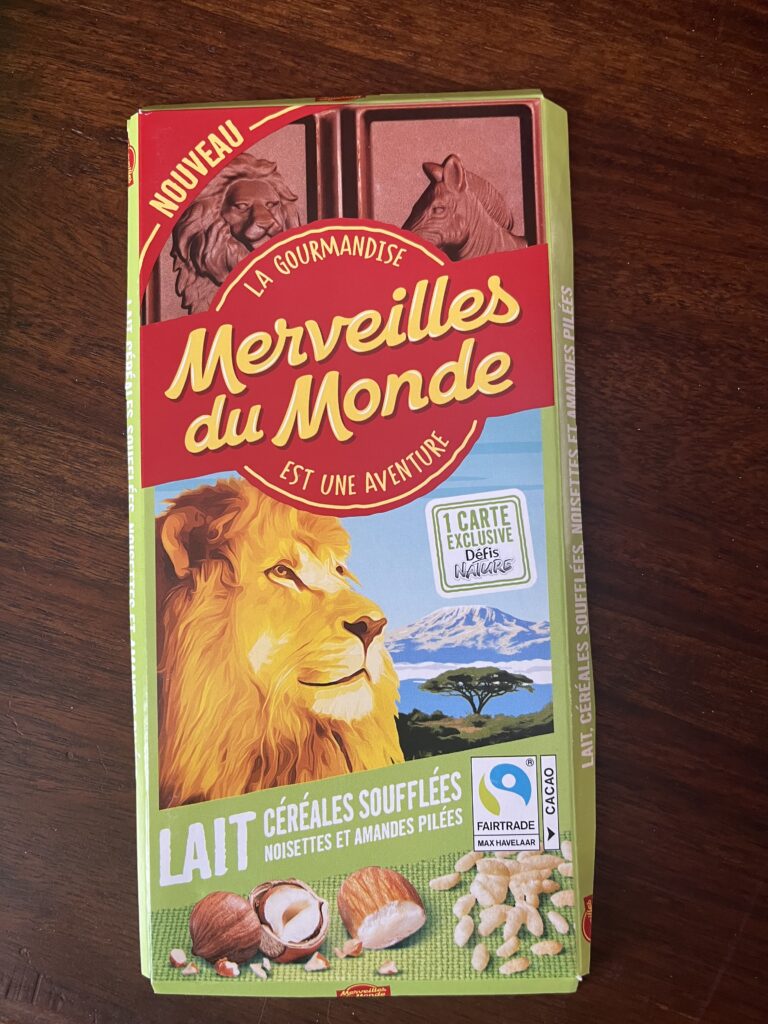 Dos de la carte