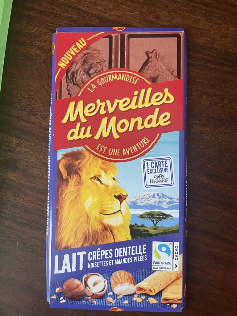 Dos de la carte