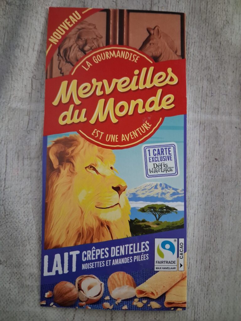 Dos de la carte