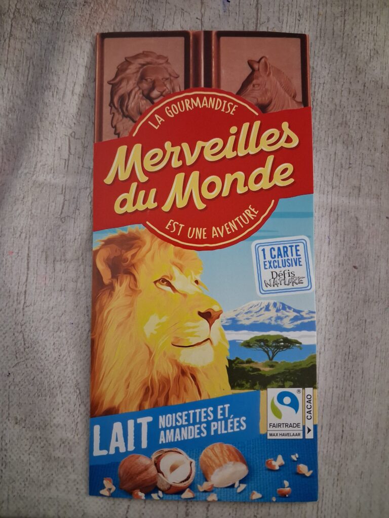 Dos de la carte