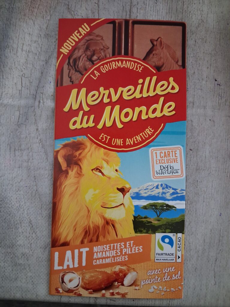 Dos de la carte