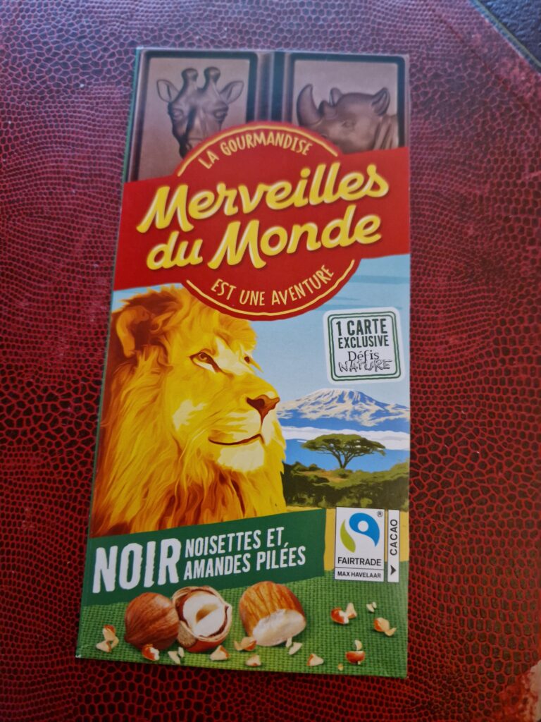 Dos de la carte
