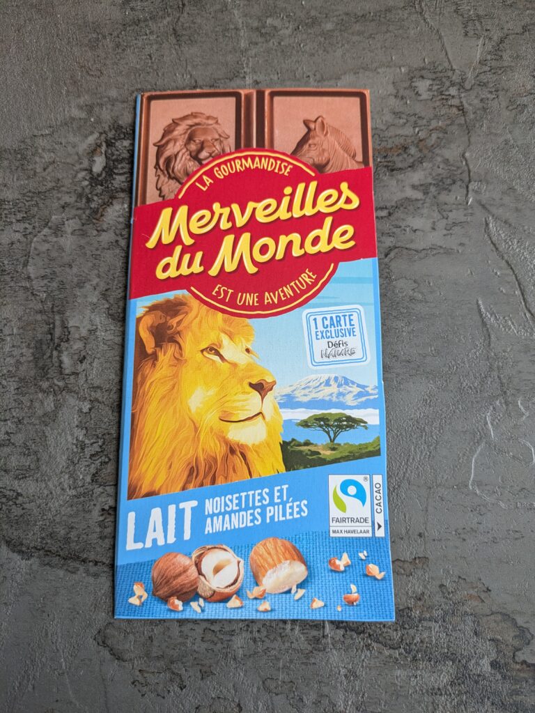 Dos de la carte