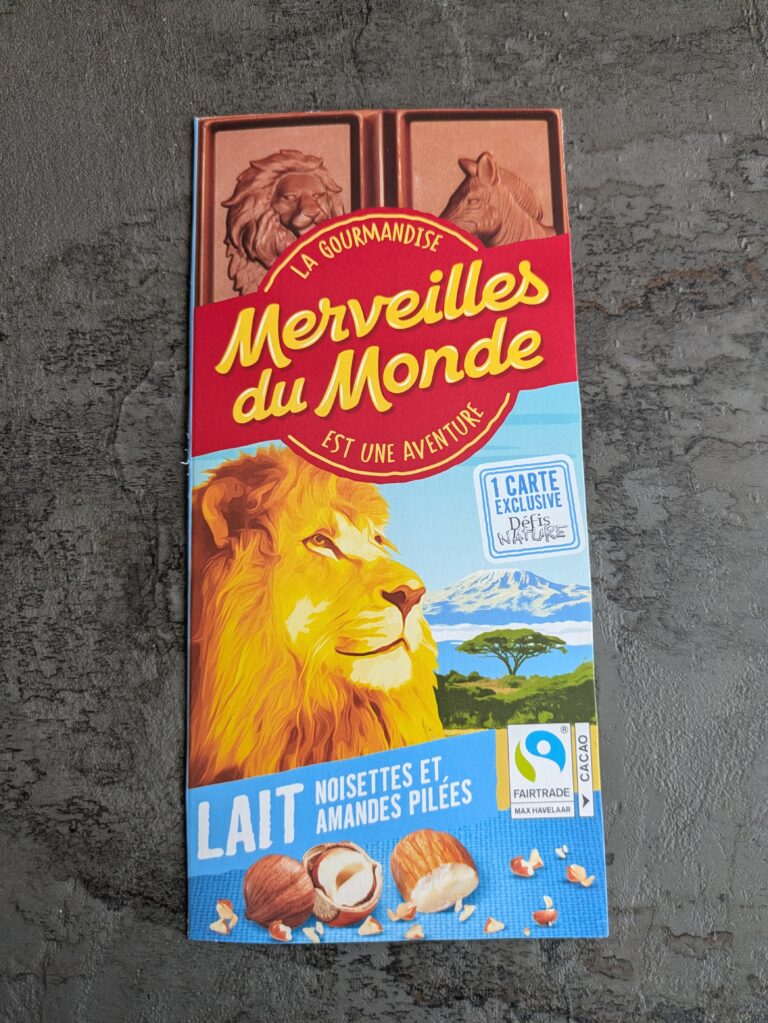 Dos de la carte