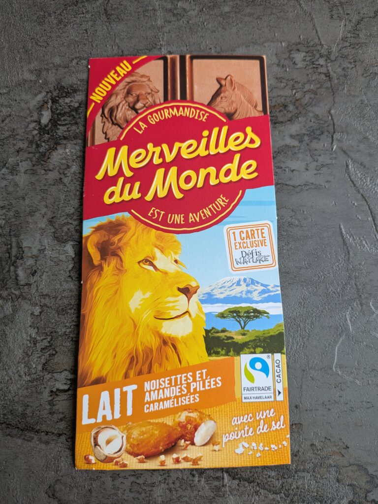 Dos de la carte