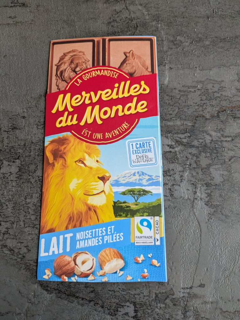 Dos de la carte