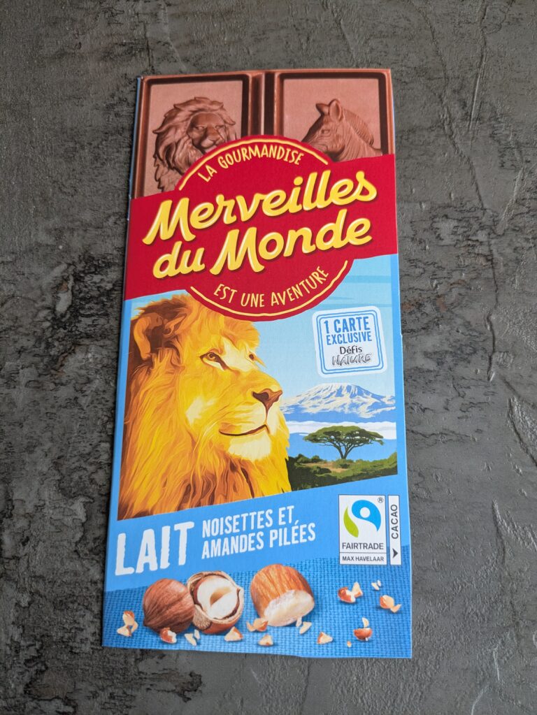 Dos de la carte