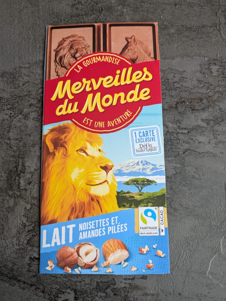Dos de la carte