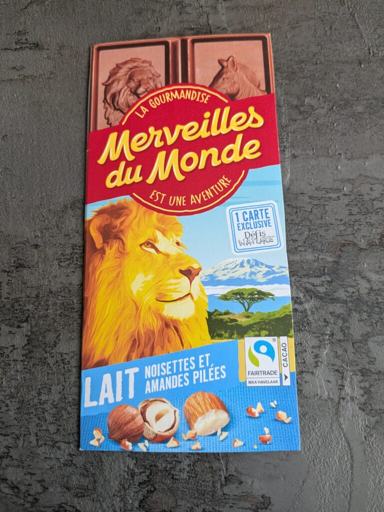 Dos de la carte