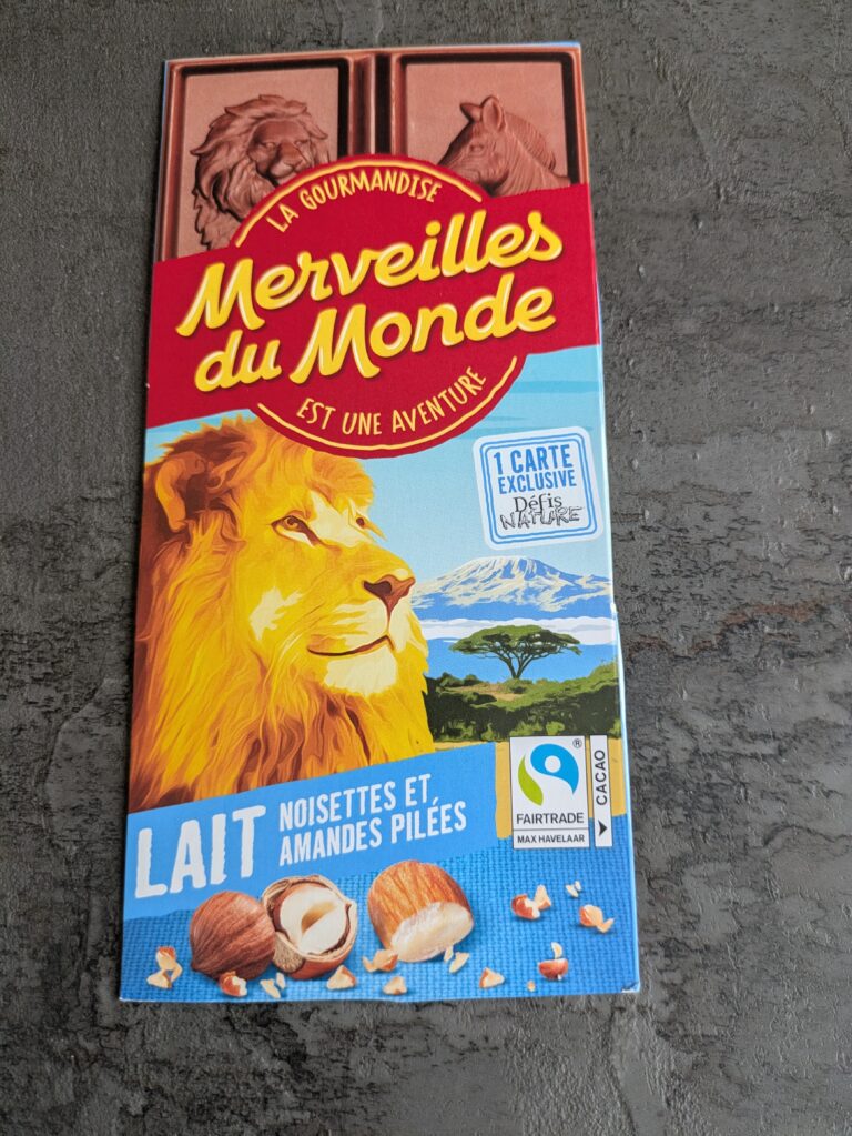 Dos de la carte