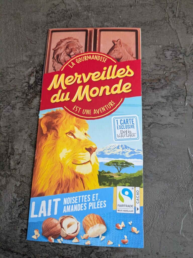 Dos de la carte