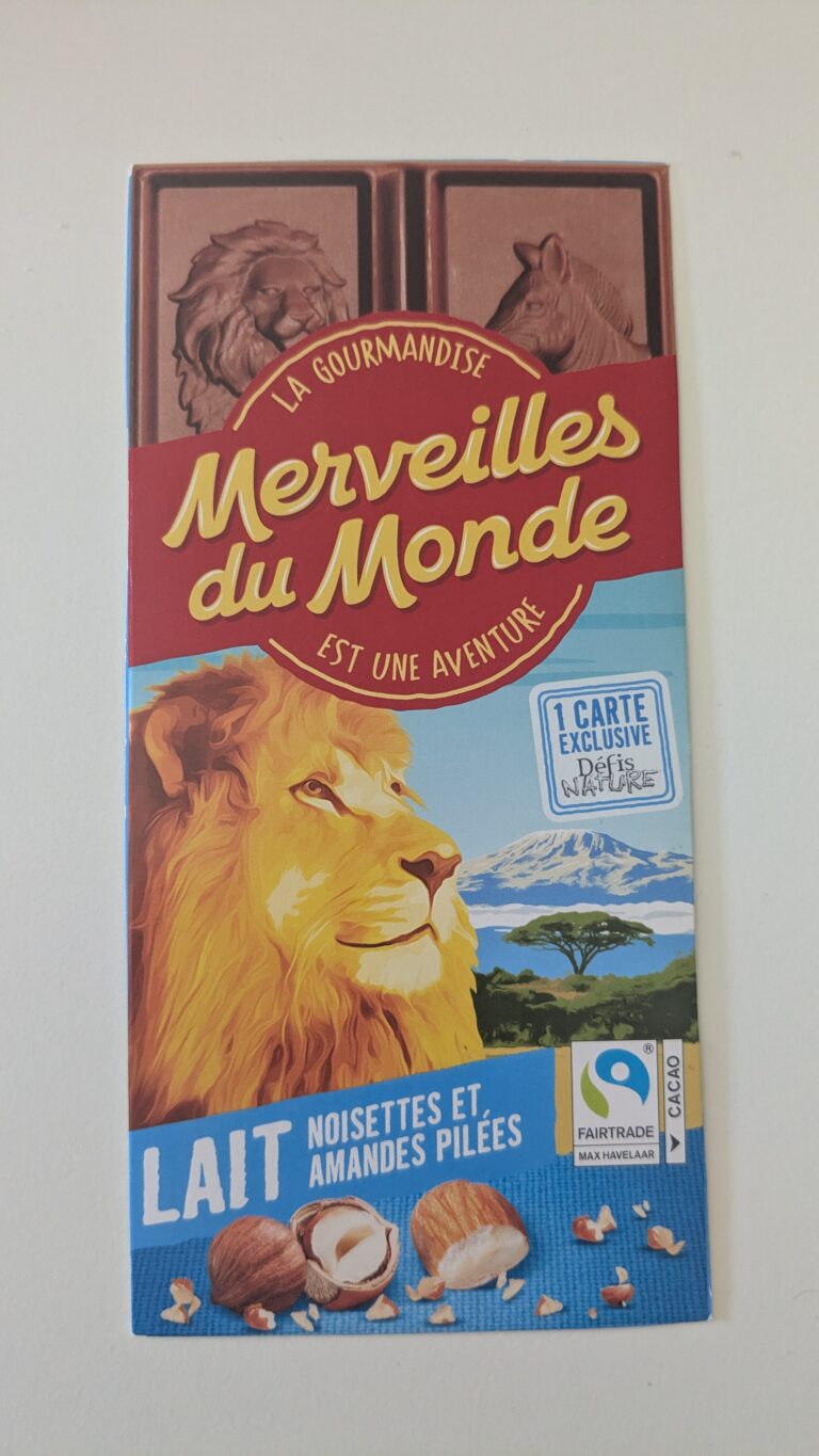 Dos de la carte