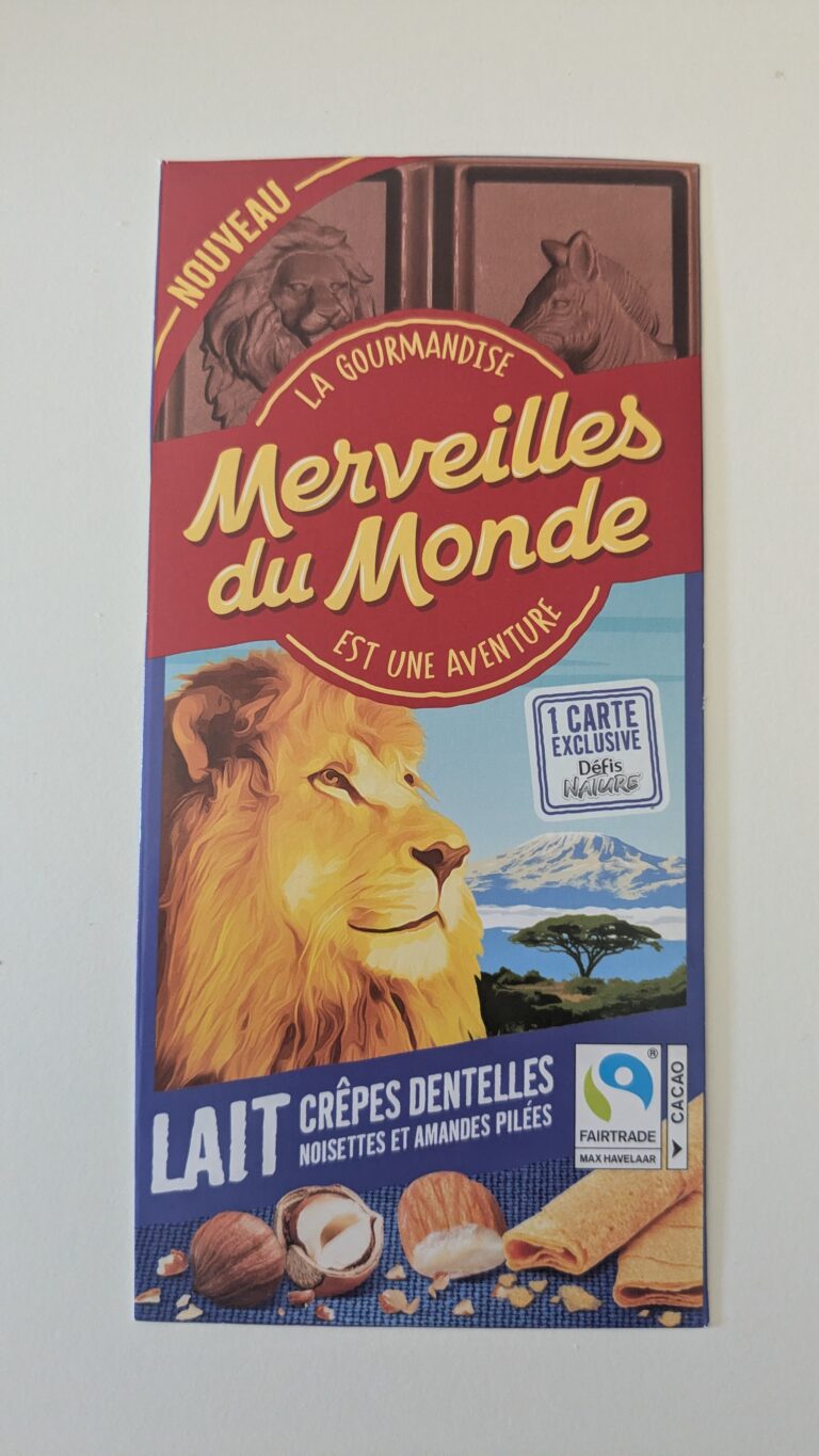 Dos de la carte