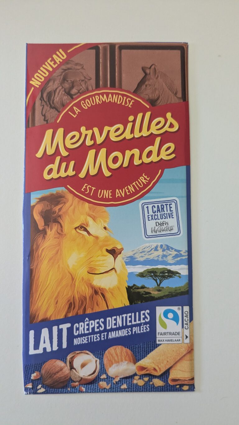 Dos de la carte