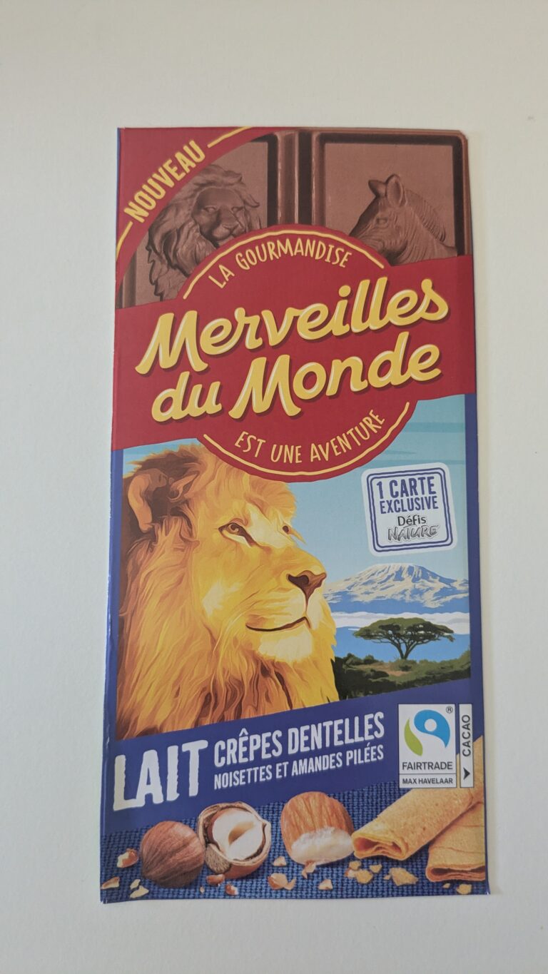 Dos de la carte