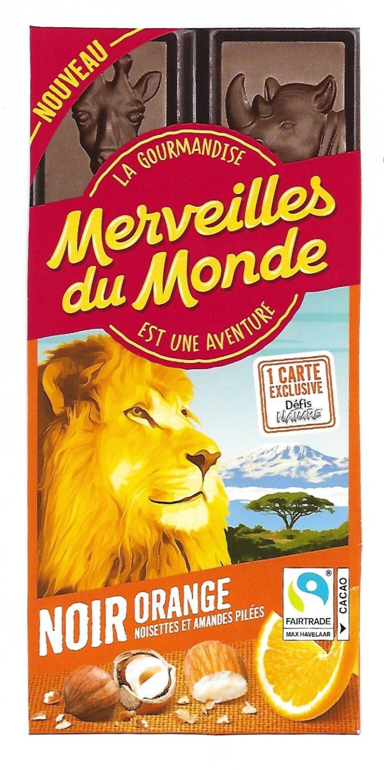 Dos de la carte